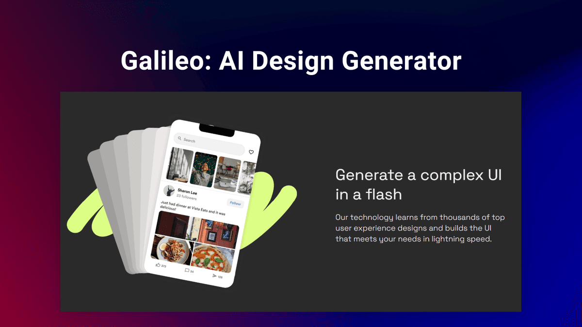 Galileo: AI Design Generator using Text-to-Design AI Technology